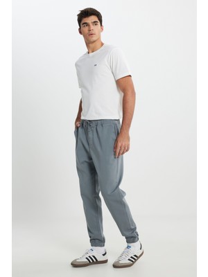 Lee Slim Fit Dar Kesim Normal Bel Dar Paça Lacivert Jogger Pantolon