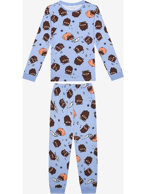 Penti Erkek Çocuk Bear Termal Çok Renkli Pijama Takımı