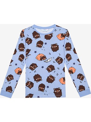 Penti Erkek Çocuk Bear Termal Çok Renkli Pijama Takımı