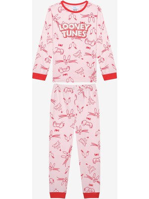 Penti Kız Çocuk Pinky Looney Çok Renkli Pijama Takımı