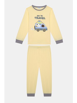 Penti Erkek Çocuk Travel 2li Çok Renkli Pijama Takımı