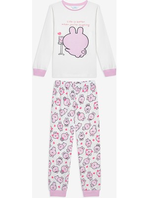 Penti Kız Çocuk Super Cute 2li Çok Renkli Pijama Takımı