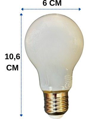 General Electric 8W 2700K (Sarı Işık) E27 Duylu LED Cam Ampul (2 Adet)