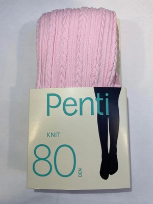 Penti Pretty Knıt 80 Den Külotlu Çorap Pembe 9-10 Yaş