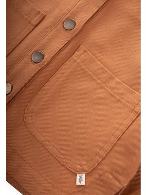 Gabardin Ceket 2-7 Yaş Taba