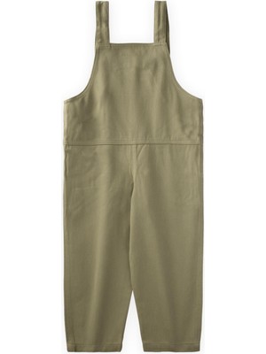 Cigit Gabardin Salopet 2-7 Yaş Olive