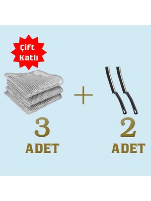 Home Bulaşık Teli ve Ince Fırça, Temizlik Seti