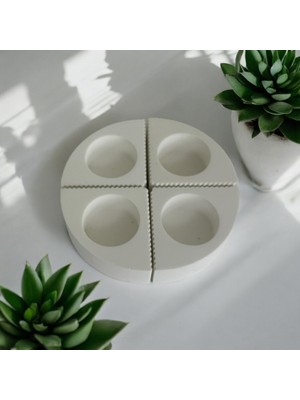 All Tasarım Beton Mumluk- Dekoratif Mumluk-Tealight Mumluk-All Tasarım