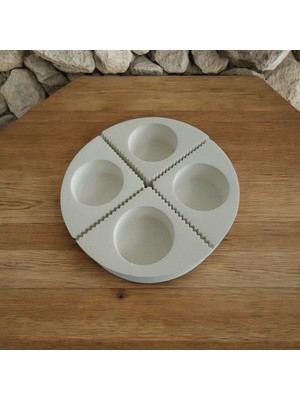 All Tasarım Beton Mumluk- Dekoratif Mumluk-Tealight Mumluk-All Tasarım