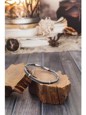 Mediterian El Örgüsü Saf Gümüş Bileklik, 925 Ayar, Gümüş, Şık ve Zarif Tasarım