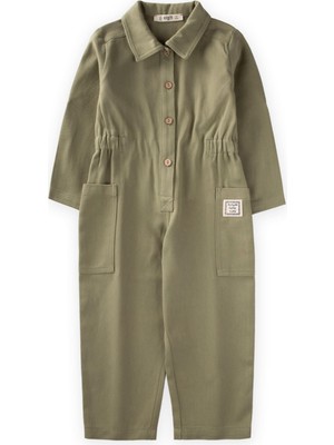 Cigit Gabardin Tulum 2-7 Yaş Olive