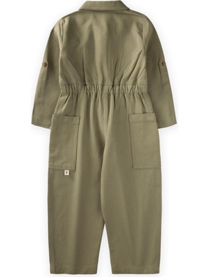 Cigit Gabardin Tulum 2-7 Yaş Olive