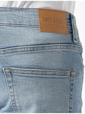 Only & Sons Onsloom Slım Blue Grey 6464 Jeans Vdkot Pantolonerkek