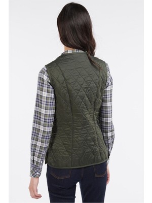 Barbour Polar Betty İçlik-Yelek - Beadnell Ceketler İle Uyumludur OL71 Dk Olive