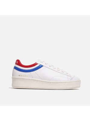 Helms Kadın Sneaker BL001-01-303 Helms Paris Sneakers Blackbird White Red / French Blue