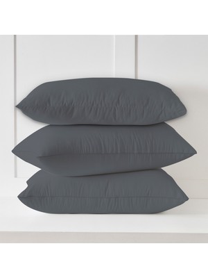 Türker Tekstil %100 Pamuklu Kumaştan Flaplı Yastık Kılıfı (2 Adet) 50 x 70 cm