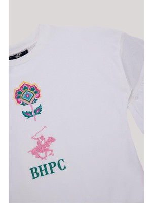 Beverly Hills Polo Club Bg Store Kız Çocuk Beyaz T-Shirt