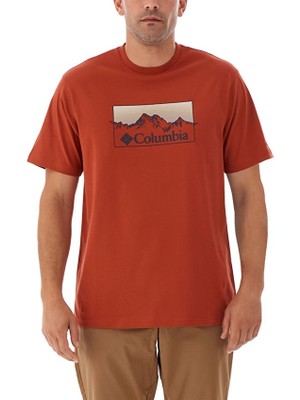 Columbia Csc Linear Range Erkek Kisa Kollu T-Shirt CS0344