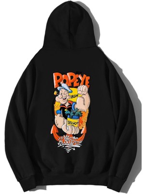 BRZ Collection Unisex Oversize Popeye (Temel Reis) Hoodie