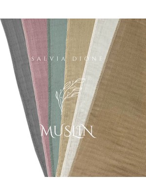 Salvia Dione 12'li Müslin Bebek Ağız Mendili Pamuklu Yumuşak Ağız Silme Temizleme Bezi Anne Bebek Bakım Bez Mendil