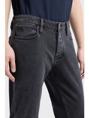 Emporio Armani Streç Pamuklu Slim Fit Düşük Bel Jeans Erkek Kot Pantolon 6D1J75 1dtpz 0006