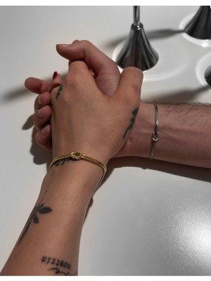 Mediterian Paslanmaz Çelik Düğüm Sonsuzluk Sevgili Arkadaş Bilekliği (1 Adet)