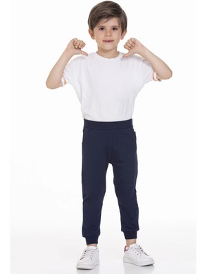 Myhanne Beli Lastikli Erkek Bebek Jogger Eşofman Altı 50707-2