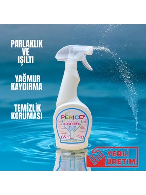 Perice Cam Suyu,parlatıcı,yağmur Kaydırıcı 500 ml