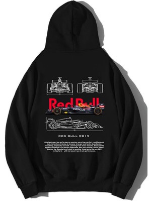 BRZ Collection Unisex Oversize Red Bull RB19 Hoodie