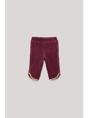 Layette Bg Store Erkek Bebek Bordo Pantolon