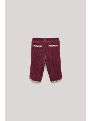 Layette Bg Store Erkek Bebek Bordo Pantolon