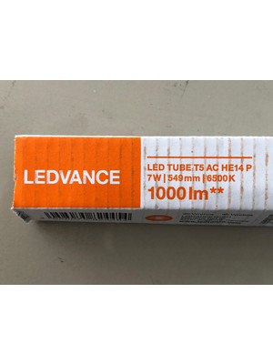 5 Adet  LED Floresan Ledvance 7W= 1000 Lümen 6500K Beyaz 549MM GİRİŞ:220V