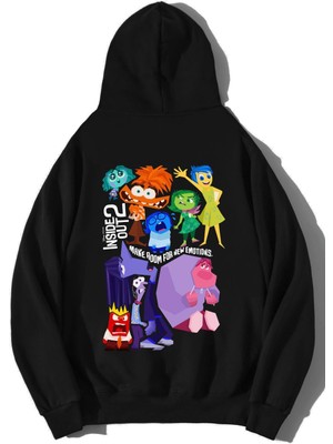 BRZ Collection Unisex Oversize Ters Yüz Make Room For New Emotions Hoodie