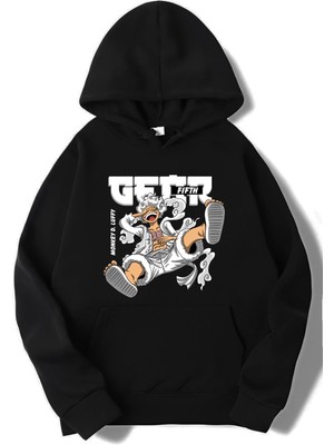 BRZ Collection Unisex Oversize Fifty Gear Monkey D. Luffy Hoodie