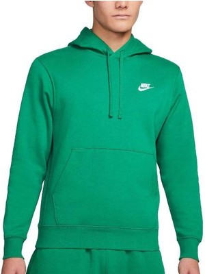 Puma Sportswear Club Fleece Erkek Yeşil Sweatshirt BV2654-365