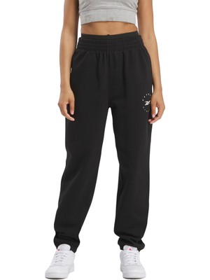 Reebok Q3 Ide Fleece Pant Siyah Kadın Eşofman Altı