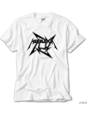 Crows Gate Metallica Blade Logo Beyaz Tişört