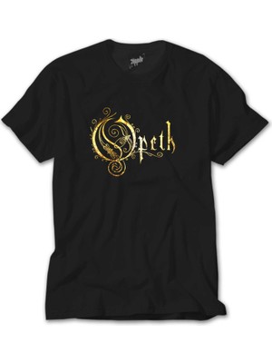 Crows Gate Opeth Logo Classic Siyah Tişört