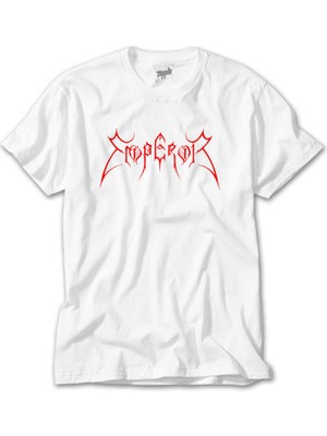 Crows Gate Emperor Logo Red Beyaz Tişört