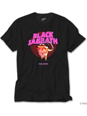 Crows Gate Black Sabbath Paranoid Black Siyah Tişört
