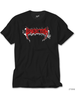 Crows Gate Benediction Logo Siyah Tişört