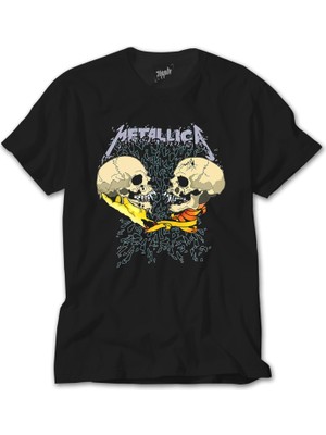 Crows Gate Metallica Sad But True Siyah Tişört