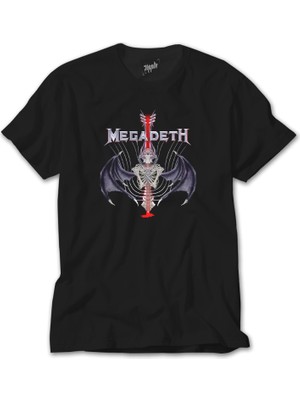 Crows Gate Megadeth Vic 2 Siyah Tişört