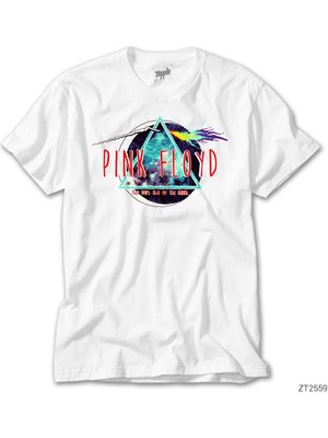 Crows Gate Pink Floyd New Dark Side Beyaz Tişört