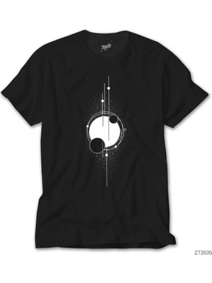 Crows Gate Solar Güneş Sistemi Siyah Tişört