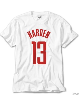 Crows Gate James Harden 13 Beyaz Tişört