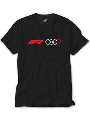 Crows Gate F1 Audi Love Siyah Tişört
