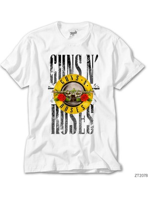 Crows Gate Guns N Roses Old Style Beyaz Tişört