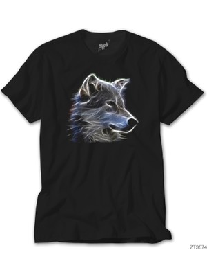Crows Gate Aura Wolf Siyah Tişört