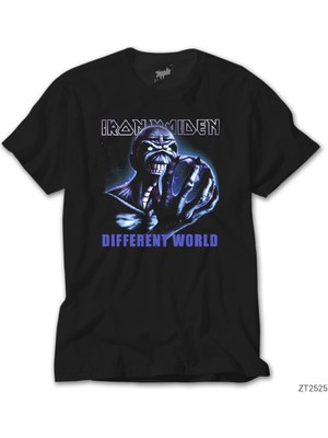 Crows Gate Iron Maiden Different World Siyah T-Shirt